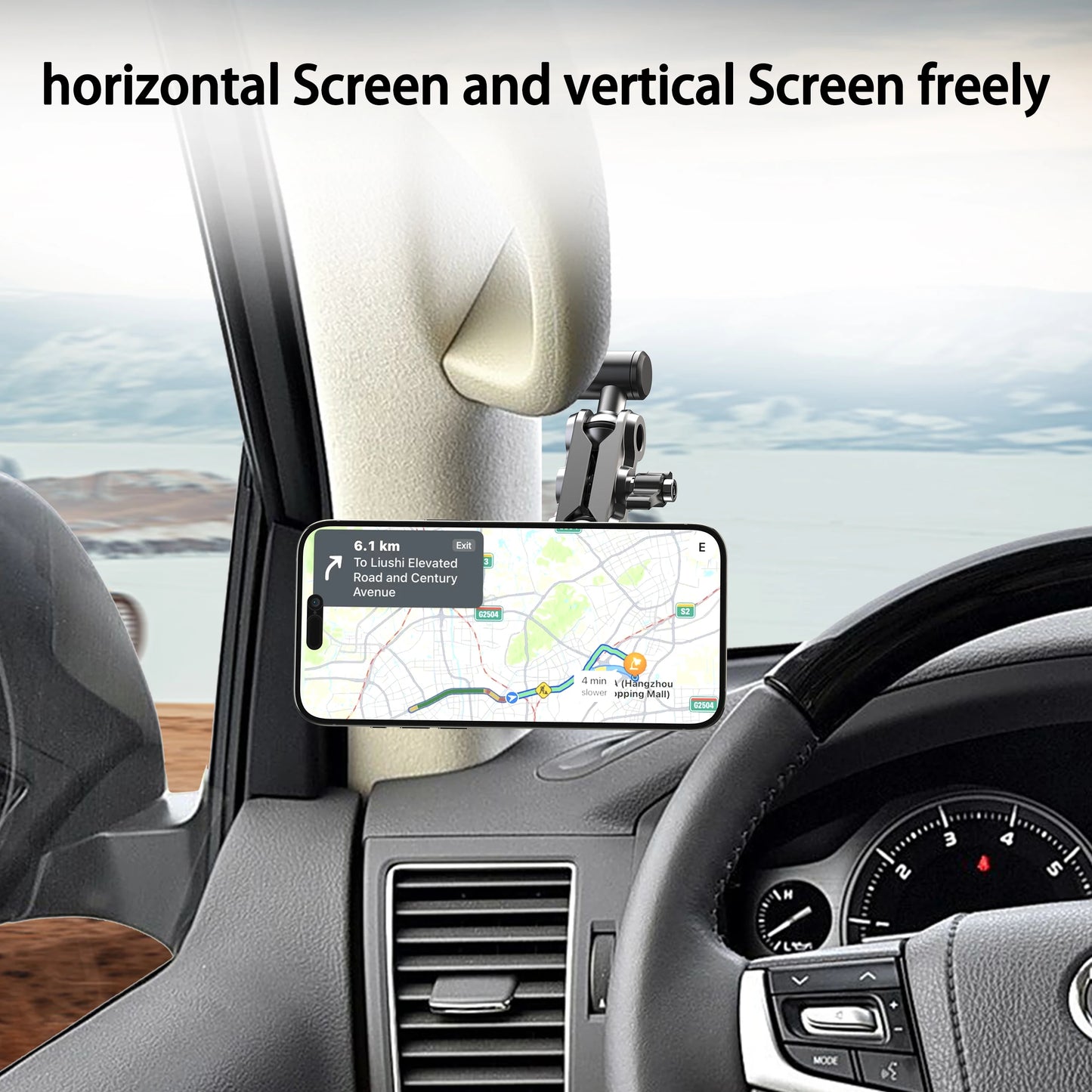 Magsafe Armrest Car Phone Holder-Heavy Duty Mount for SUV & Trucks