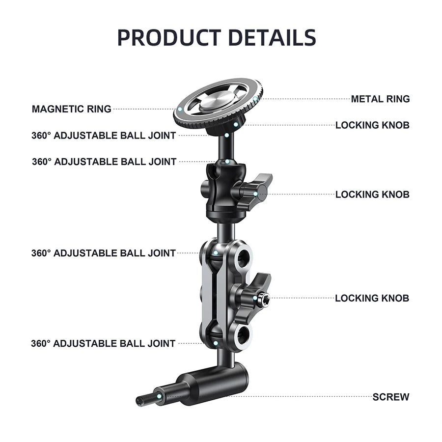 Magsafe Armrest Car Phone Holder-Heavy Duty Mount for SUV & Trucks