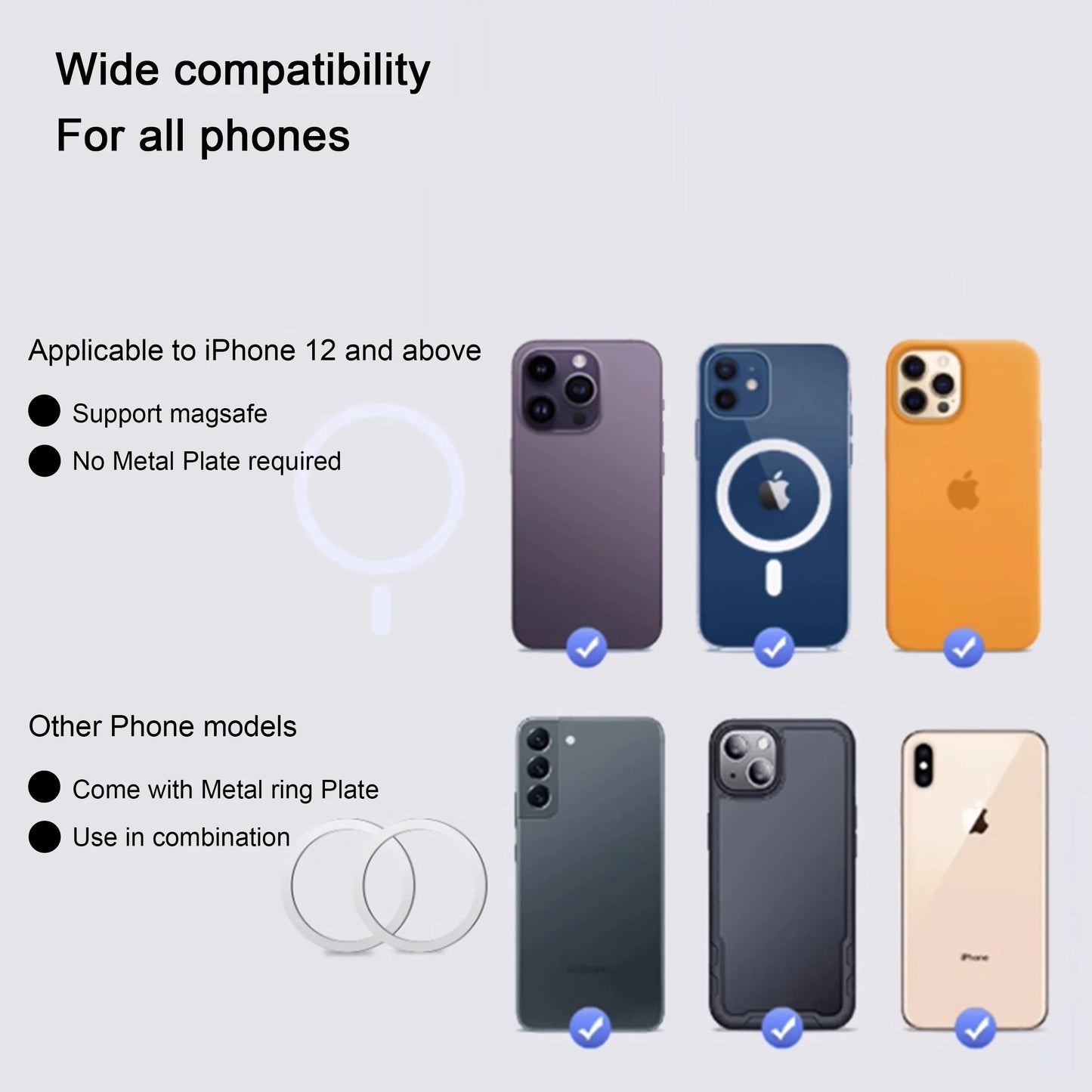 Magsafe Armrest Car Phone Holder-Heavy Duty Mount for SUV & Trucks